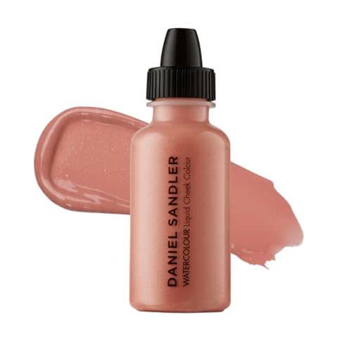 Daniel Sandler WATERCOLOUR LIQUID ILLUMINATOR - 'ROSE GLOW' 15ml – Shimmer Liquid Blush for Cheeks Make up, Highlighter – Oil-Free, Lightweight, Buildable & Long-Lasting for Cheeks & Lips