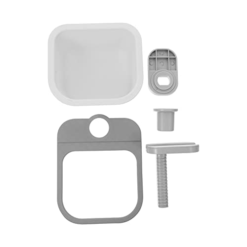 Mini caneca de basura para escritorio pequeña blanca miniatura 6