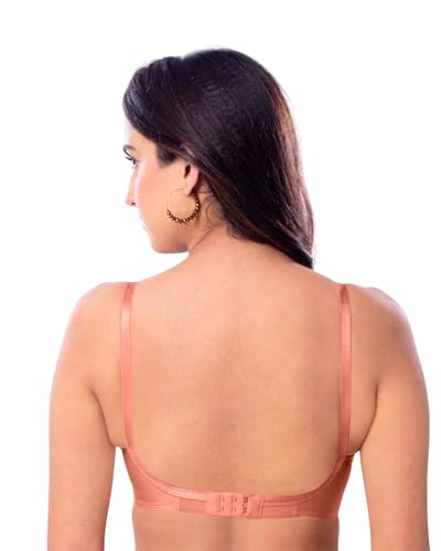 Image of Brida Sajini Women's Cotton Round Stitch Bra | Full Coverage | Single Layered | Non-Padded | Wireless | Saree Bra for Heavy Bust | Daily Use | Combo