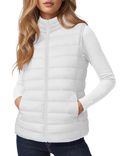 YUCOLEN Women's Lightweight Quilted Puffer Vest