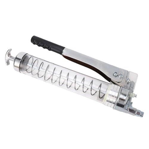 SIXRUN Pompe à Graisse Manuelle Injecteur à Graisse à Main Levier de Levier d'action de Graisse Pompe à Commutation Anti-Confiture Robuste pour Les Remorques Automobiles Marins (#2)