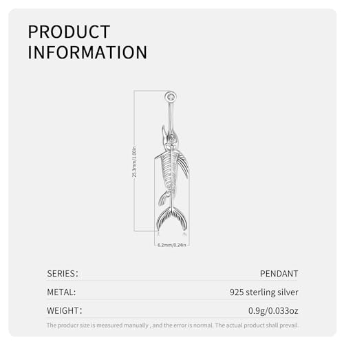 Collier de Pendentif Animal de mer Argent 925 Accessoire Mode Été Plage - 3
