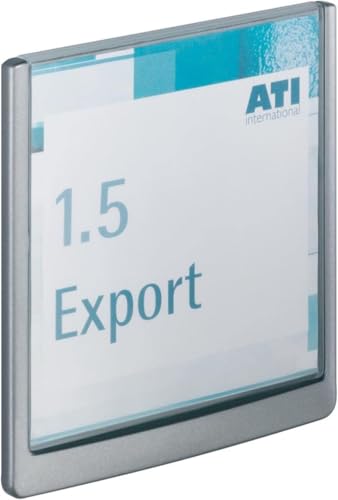 Durable Türschild Click Sign, 149 x 148,5 mm, zum Ankleben oder Anschrauben, graphit, 486237 Durable Türschild Click Sign, 149 x 148,5 mm, zum Ankleben oder Anschrauben, graphit, 486237