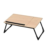 Amazon.co.jp: [山善] 折りたたみモバイルテーブル 角度調節可能 幅67