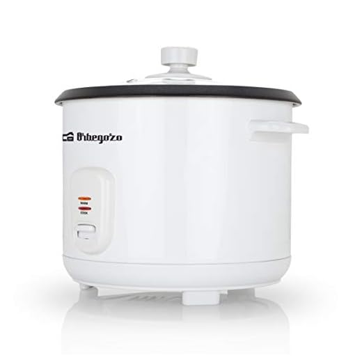 Orbegozo CO 3031 - Arrocera y vaporera, 1,8 litros de capacidad, olla de aluminio antiadherente, protección contra ebullición en seco, tapa de cristal templado, 700 W de potencia