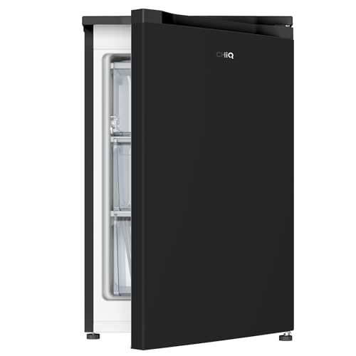 CHiQ CSD90D4D Congelador vertical independiente, 85L de capacidad,Clase D Eficiencia energética,congelación rápida,39 dB, termostato ajustable,congelador pequeño
