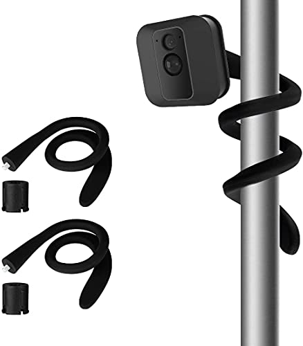 Flexible Twist Mount for Blink XT2 Outdoor Camera Blink Mini Camera, Best Viewing Angle for Your Blink Home Security Camera System-Indoor and Outdoor (2Pack, Black)