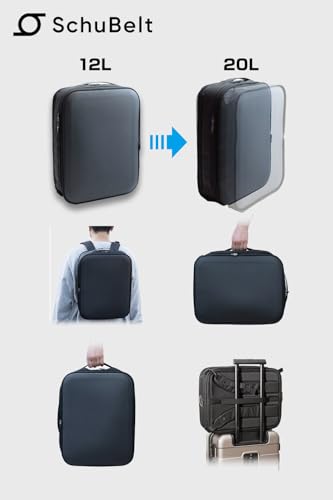 【SchuBelt Backpack, handbag, shoulder, carry bag. (Black)3