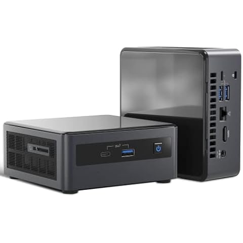 Mini-PC Barebone NUC10i5FNHN de Intel con CPU de 4 núcleos y doble pantalla 4K UHD Cover