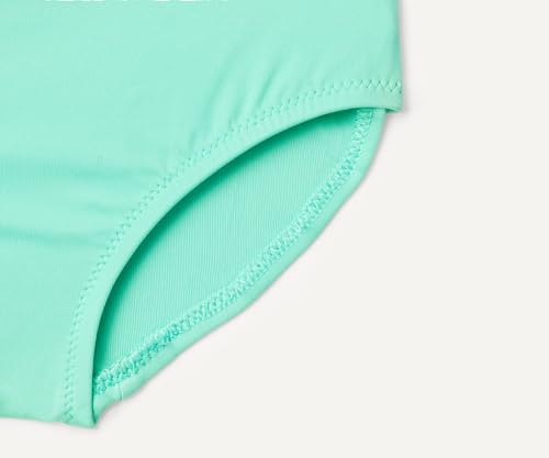 Image of Amazon Essentials Girls' One Shoulder Two-Piece Bikini Swim Set, Slim Fit