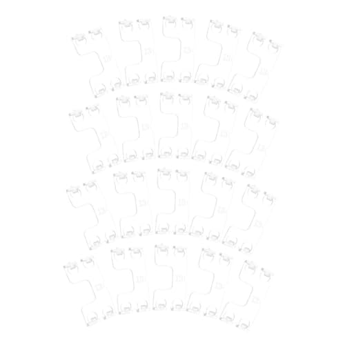 RORPOIR 30PCS Butterfly Shaped Plastic Clips for Blinds Support for Pleated Blinds Versatile Valance Clips for Home Decor Easy Installation