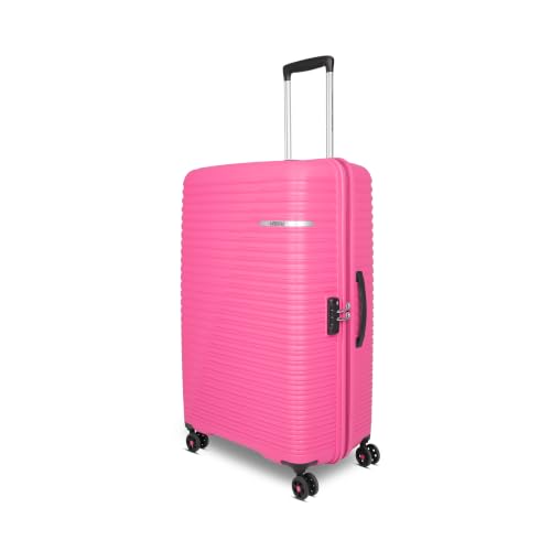 Image of American Tourister Liftoff+ | Medium Size Check-in Trolley Bag (67 cm) for Travel | 360 8 Wheel Travel Luggage | Hard Case Polypropylene (PP) Suitcase | Mounted TSA Lock | Berry Blast