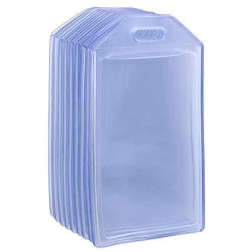 Porte-étiquettes à bagages PVC transparent pour protège-cartes de visite