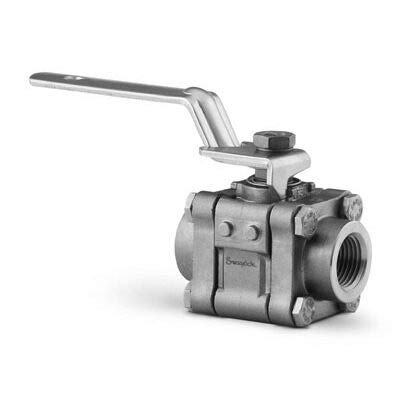 SS-T63MF8-JK | Swagelok Thermal Service Ball Valve, (2 Way), Inlet/Outlet : 1/2" Female : NPT, 1,000