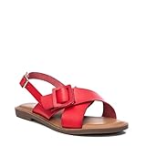Suela antideslizante Refresh 79809, Sandalias Planas Mujer, Rojo, 41 EU