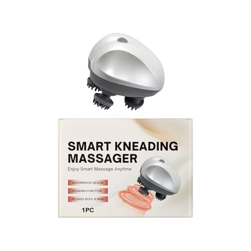 Masajeador para cuero cabelludo | Rascador eléctrico automático silencioso portátil | Masajeador para el cuero cabelludo, para el cuello del spa en casa, viajes, yoga, relajación Headspa salón