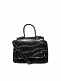 ONLY Damen Onlpetra Croco Pu Bag Handtasche, Schwarz, Einheitsgröße EU