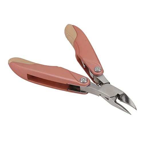 Healeved Spring Handle Cuticle Nipper Lightweight Manicure Tool Nail Scissors for Tight Corners