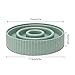 Slow Feeder Pet Bowl, Promote Digestion Dog Puzzle Food Bowl Easy Cleaning Prevent Choking for Cats for Small Medium Dogs (Green)