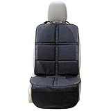 happy way Protector de asiento de tela Happy Way, Protector de asiento para el automóvil, color negro