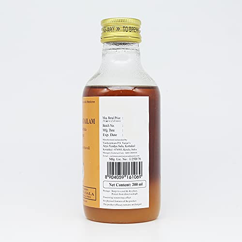 Image of Mahamasha Tailam-200ML, (Pack Of 10), Of Arya Vaidya Sala Kottakkal and get Golden Oldie Herbs, Sukanthi Pills-1gm