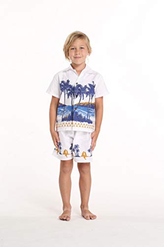 Image of Boys' Aloha Luau Shirt Cabana Set in Signature Prints