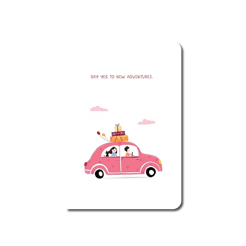 Image of FACTOR NOTES A6 Notebook (Say Yes) | Ruled, 160 Pages, 90 GSM Thick Paper | Cute Aesthetic Notebook for Women