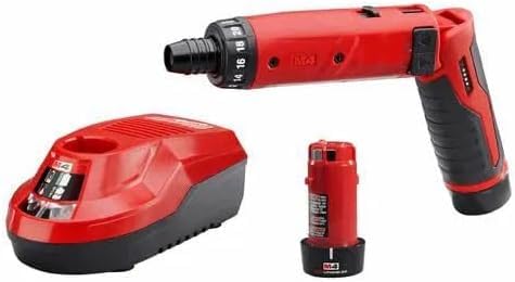 2101-22 Electric Screwdriver for Milwaukee M4 1 4 Hexagon Screwdriver Wireless 44 in-lbs Torque 21-Position Clutch 200 600