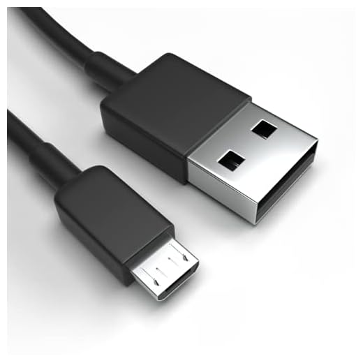 Justcom Micro-USB Ladekabel für ZTE Blade V6 Schwarz 1 m Handy Schnellladekabel Datenkabel