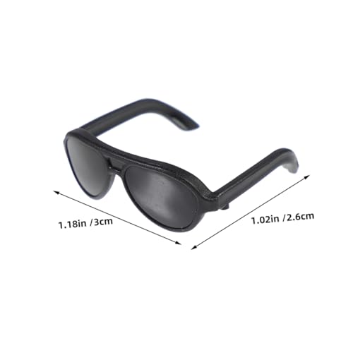 IMIKEYA 12pcs Mini Doll Sunglasses Fashionable Tiny Eyewear for Dolls Stylish Accessories for Boys and Girls Dress- Sunglasses2
