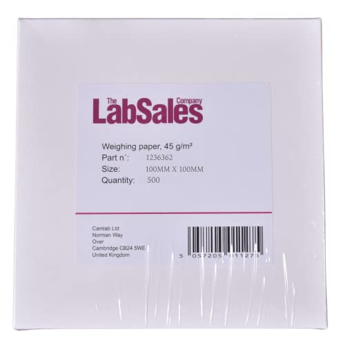 Papier pesé pour poudre Labsales PE45 pour éviter la perte d'échantillons