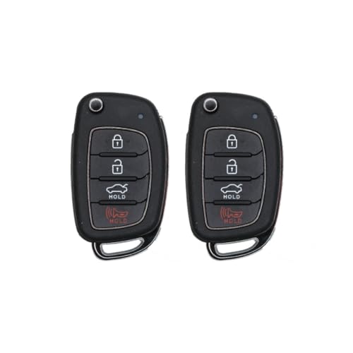 Télécommande Hyundai Tucson Perdue ? Lot de 2 Boîtiers 4 Boutons TQ8-RKE-4F25 de Secours