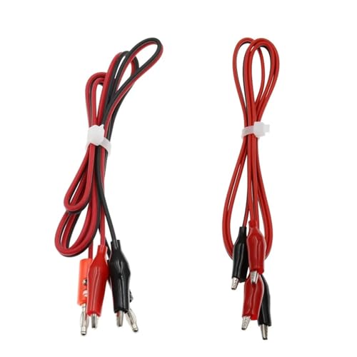 Fil test alimentation 4mm pour dépannage avec pince crocodile medium