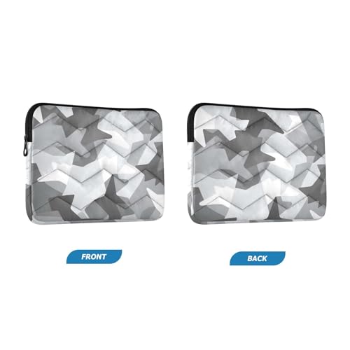 Funda para portátil 13-14 pulgadas camuflaje gris resistente miniatura 2