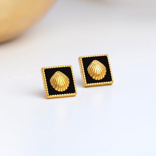 Image of Rubans Demi Fine Stainless Steel Stud Earrings Daily Gift for Women & Girls