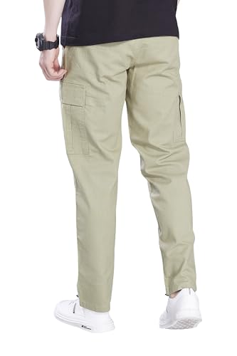 Image of DIVISIVE Men's Loose Fit Linen Blend Cotton Cargo Pants