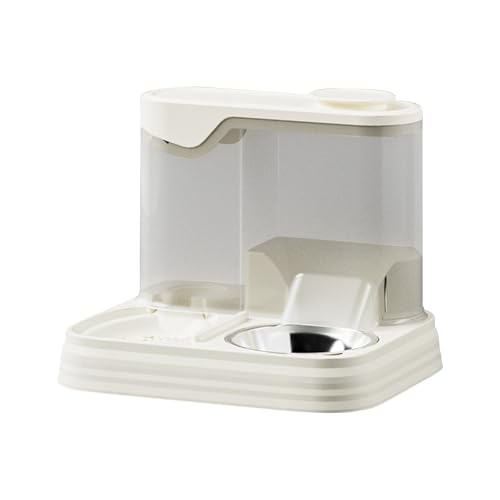Dispensador De Agua para Gatos - Y Bebedero Automático para Perros,Plato de Alimentación y Bebedero para Hogar, Uso en Interiores y Vacaciones