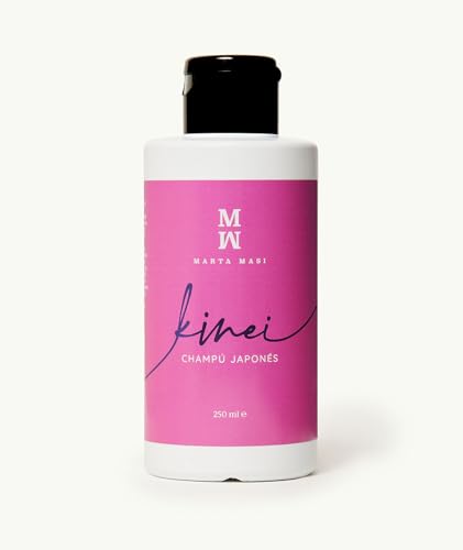 Marta Masi Champú Japonés Kinei, Sin Sulfatos, Con Camelia Japónica y Jalea Real, Para Todo Tipo de Cabello, Fórmula Natural 85%, Hidratante y Nutritivo