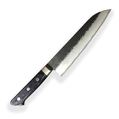 Santoku 7 Inch (180 mm) - Asian Knife, Japanese AOGAMI Super (Blue Super Steel) with Gift Box