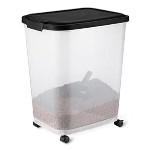 Amazon Basics Pet Food Storage Container 35lbs