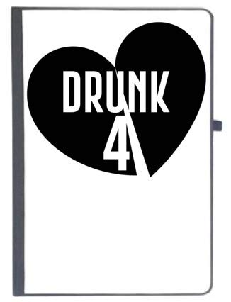 UDNAG Ruled Notebook Diary 'Drunk | Drunk', [A5 80Pages 80GSM]