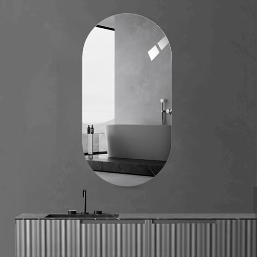Miroir Mural sans Cadre de Formes Variées 60x90 pour Chambre et Salon