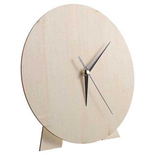 COOLHIYA Plaque de Dial Bois Ronde Vide pour Projets de Peinture Garçon Fille Décoration Unique pour École Maison et Salle de Jeu