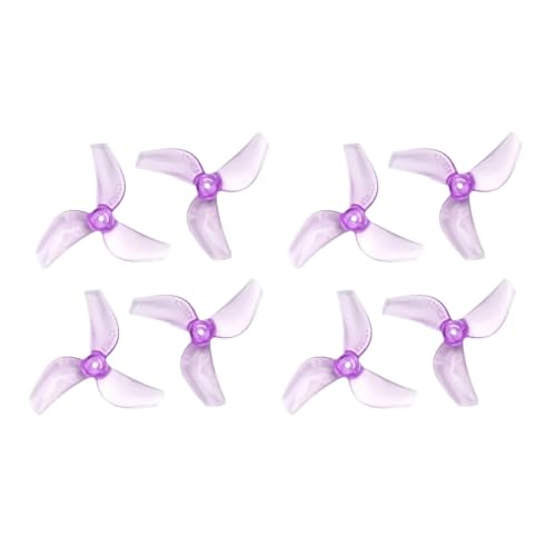 Hélice PC anti-casse pour éviter les vibrations sur micro drone de course 1219S 31mm