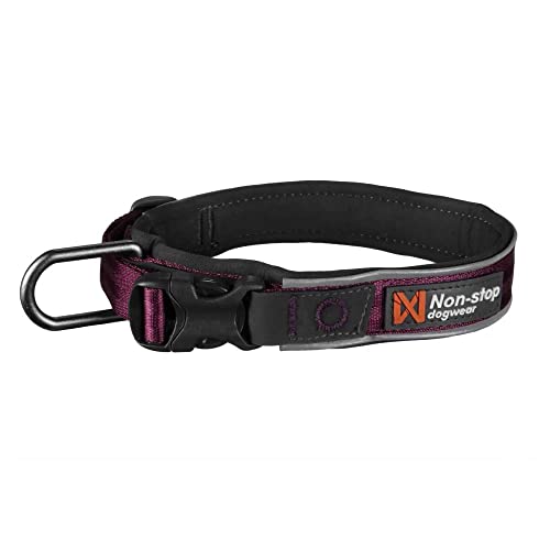 Non-stop dogwear ROAM Collar | solides, gepolstertes Halsband für Jede Aktivität, Größe:M