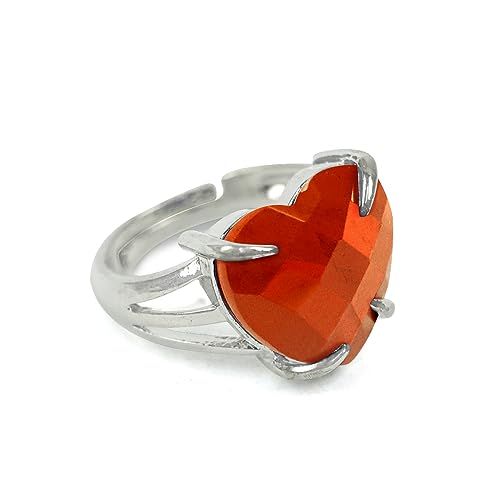 Image of Reiki Crystal Products Adjustable Rings, Amethyst, Black tourmaline, Goldstone brown, Green Jade, Lapis Lazuli, Opalite, Red Jasper, Rose Quartz, Tiger eye, Gemstone Ring