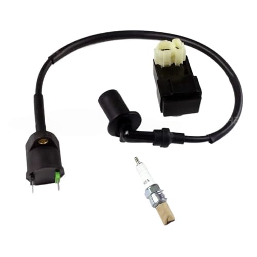 Kit CDI 6 broches AC avec bobine d'allumage et bougie pour scooter GY6 125cc