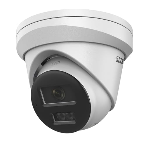 LTS CMIP1382WE-28MDA IP 8MP Dual Light 2.8mm WDR Mic Smart Ai Turret Dome Camera LTCMIP1382WE-28MDA