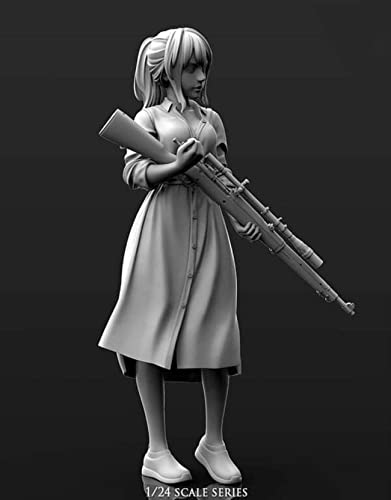 Figura modelo de resina 1/24 sin armar sin pintar miniatura 2