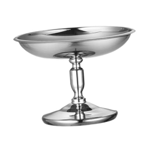 EIOLWJIEO Tazones de postre de acero inoxidable, pequeños vasos para helado, versátiles para frutos secos, pudín frutas y aperitivos para servir en reuniones. Tazones postre, pequeños vasos para
